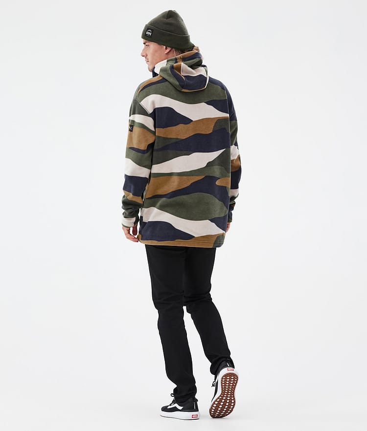 Dope Cozy II Fleece-hoodie Herre Shards Gold Green, Billede 4 af 7
