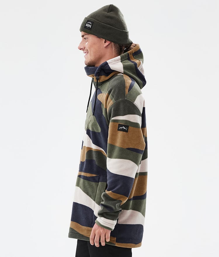 Dope Cozy II Pull Polaire Homme Shards Gold Green, Image 5 sur 7