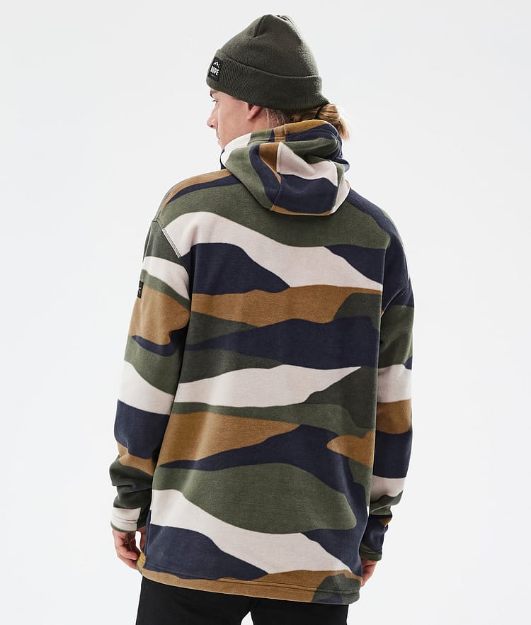 Dope Cozy II Pull Polaire Homme Shards Gold Green, Image 6 sur 7