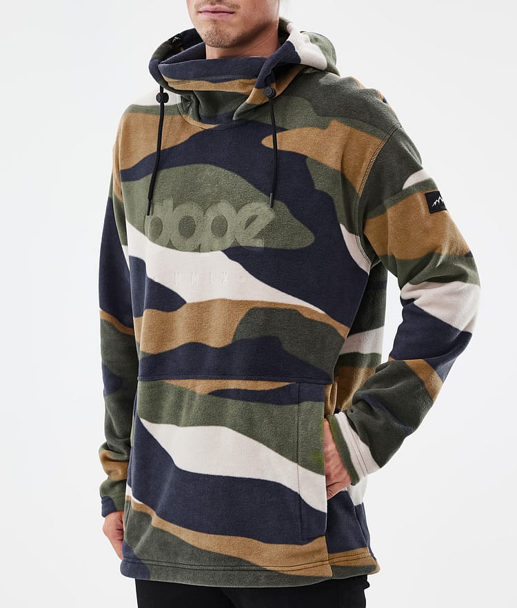 Dope Cozy II Fleece-hoodie Herre Shards Gold Green, Billede 7 af 7