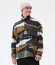 Dope Comfy Fleece Sweater Men Shards Gold Green