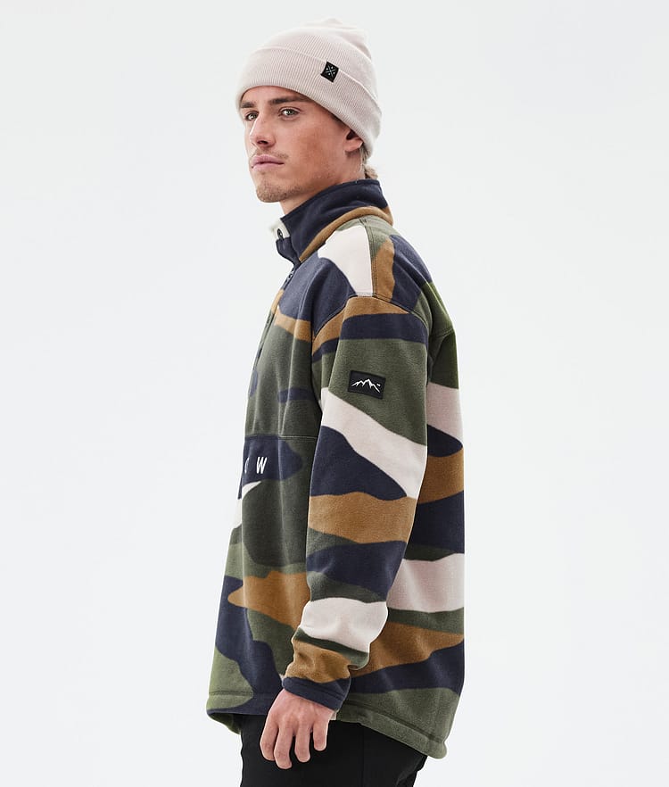Dope Comfy Fleece Sweater Men Shards Gold Green, Image 5 of 6