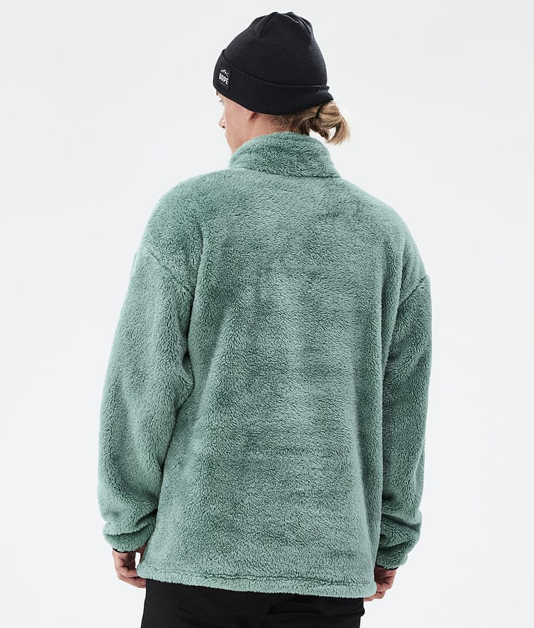 Dope Pile Fleece Sweater Men Faded Green