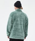 Dope Pile Fleece Sweater Men Faded Green