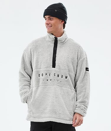 Dope Pile Sweat Polaire Homme Light Grey