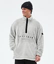 Dope Pile Fleece Trui Heren Light Grey