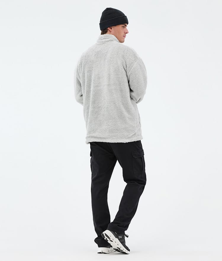 Dope Pile Fleece Trui Heren Light Grey Renewed, Afbeelding 4 van 7