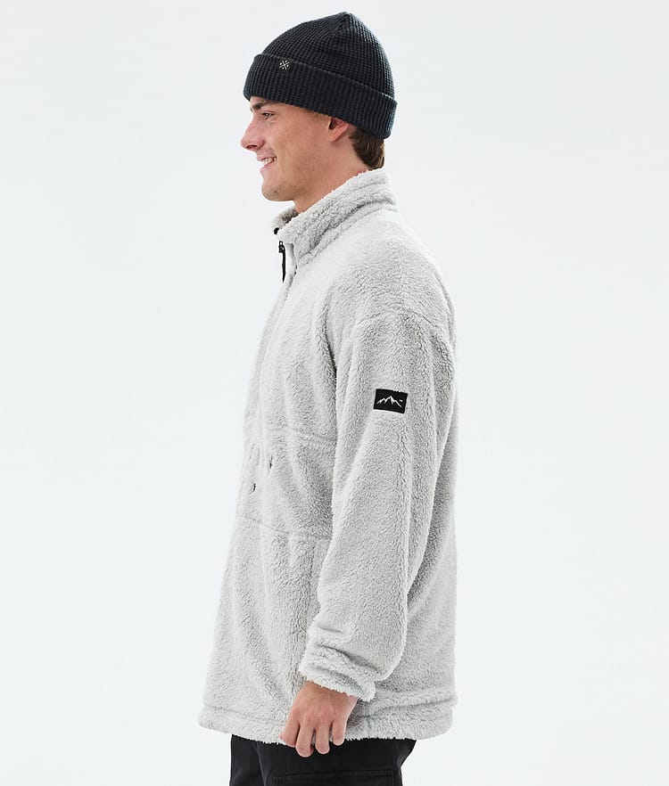 Dope Pile Fleece Trui Heren Light Grey Renewed, Afbeelding 5 van 7