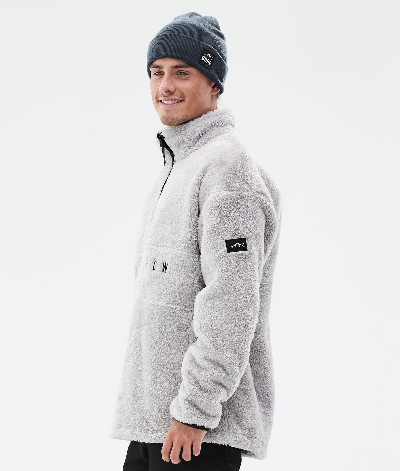 Dope Pile Sweter Polarowy Mężczyźni Light Grey