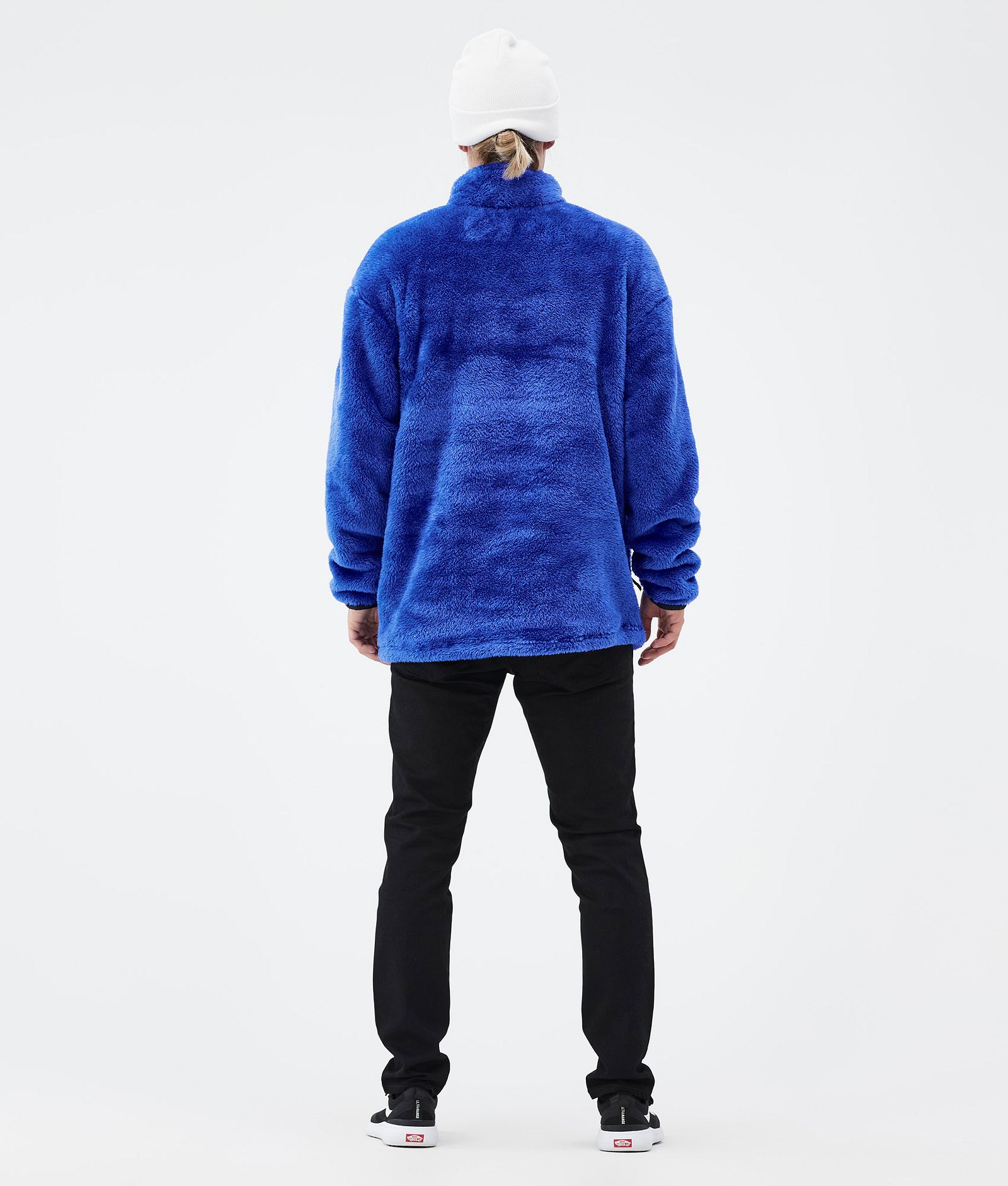 Dope Pile Fleece Sweater Men Cobalt Blue