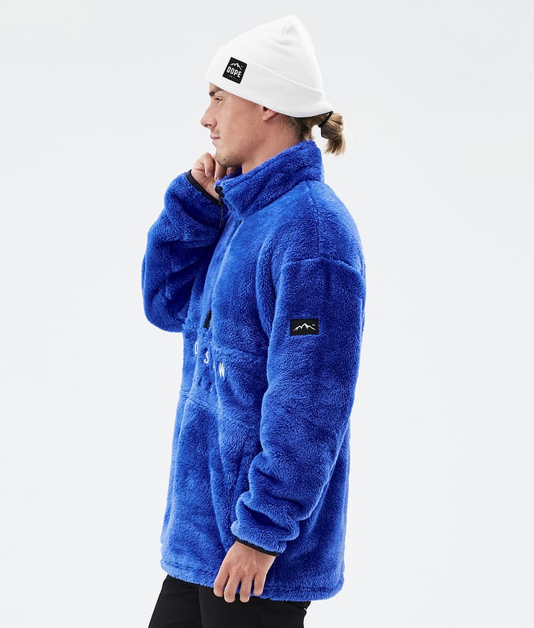 Dope Pile Fleece Sweater Men Cobalt Blue