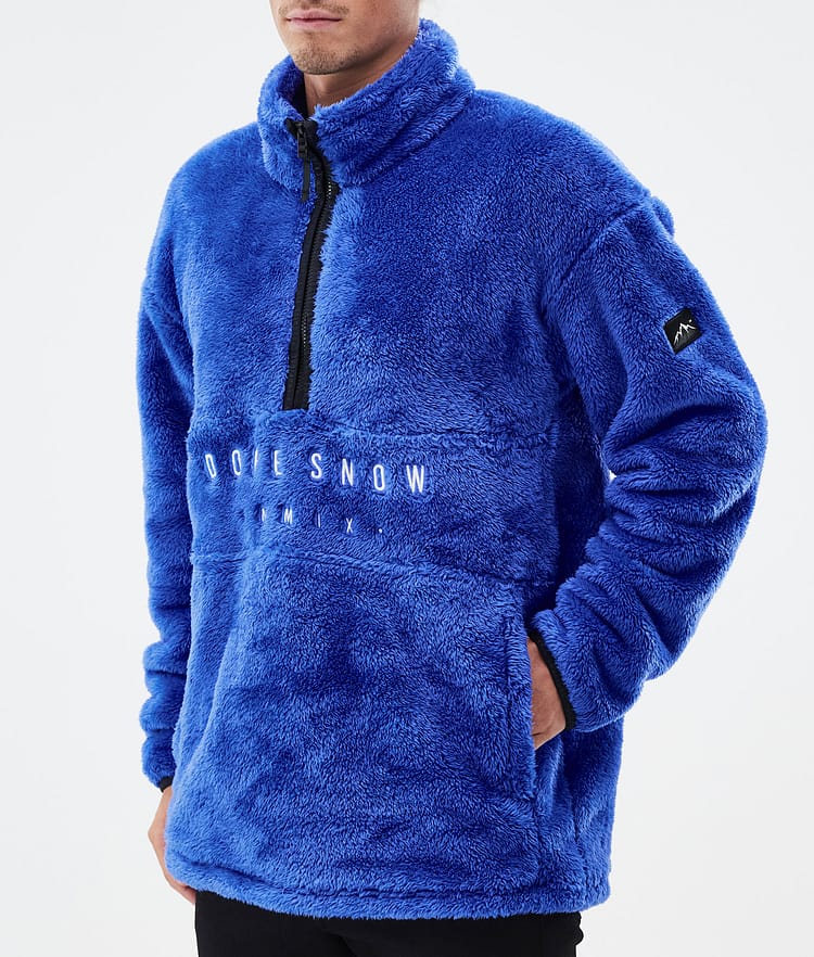 Dope Pile Fleece Sweater Men Cobalt Blue