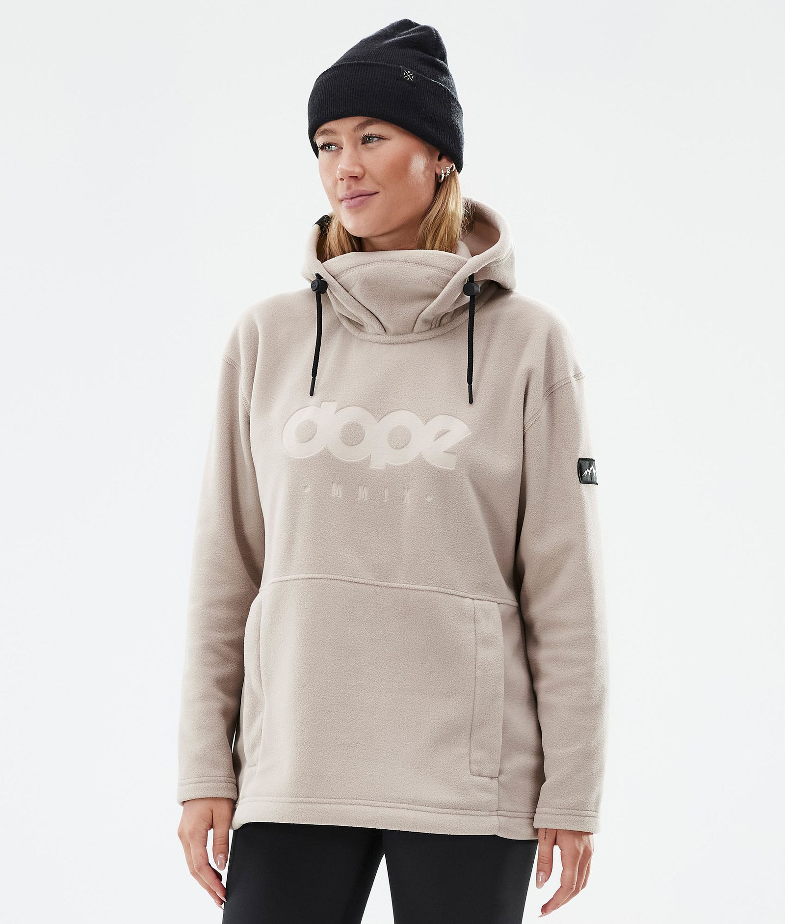 Dope Cozy II W Fleece-hoodie Dame Sand Renewed, Billede 1 af 7