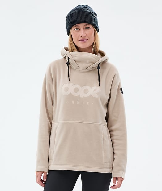 Dope Cozy II W Fleece Hoodie Dames Sand