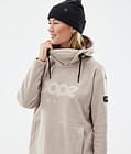 Dope Cozy II W Fleece-hoodie Dame Sand Renewed, Billede 2 af 7