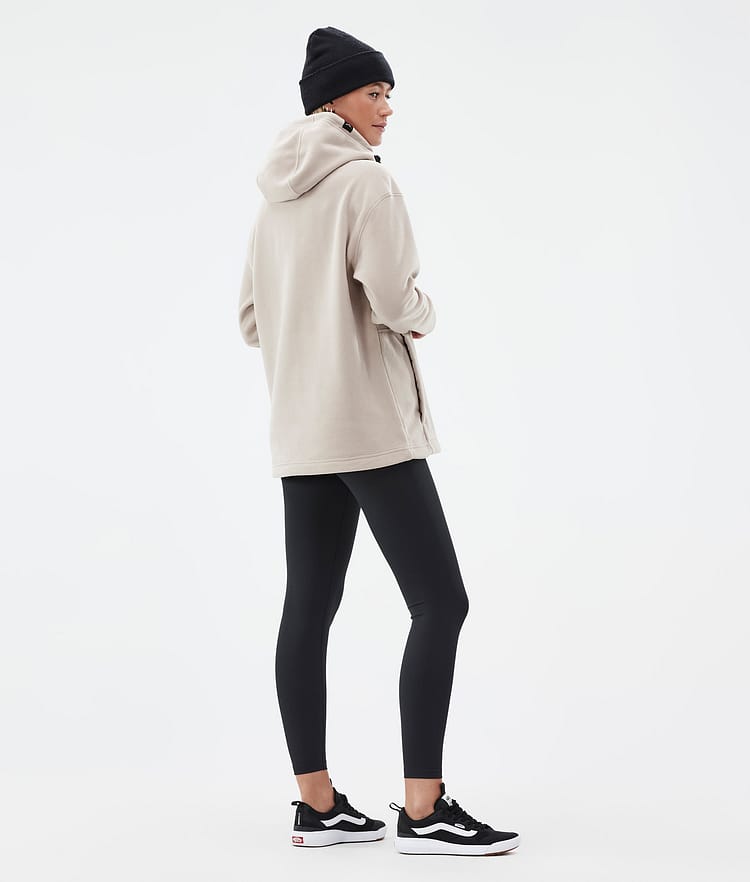 Dope Cozy II W Pile con Cappuccio Donna Sand