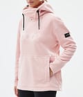 Dope Cozy II W Fleece-hoodie Dame Soft Pink, Billede 7 af 7
