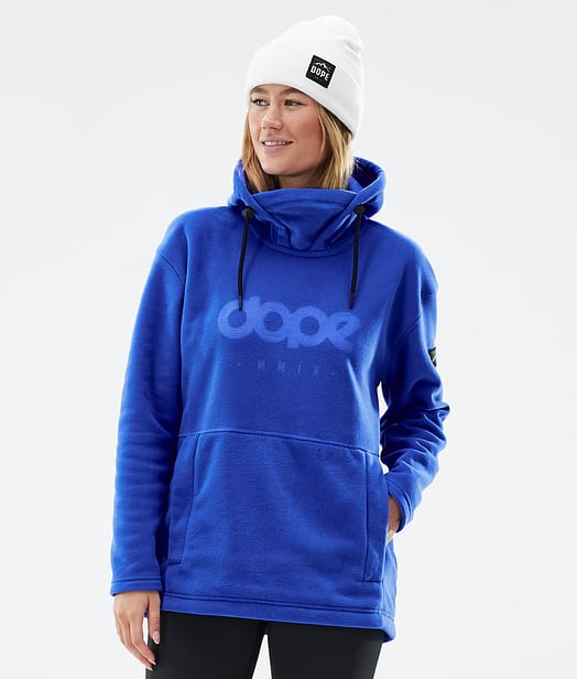 Dope Cozy II W Fleece-hoodie Dame Cobalt Blue