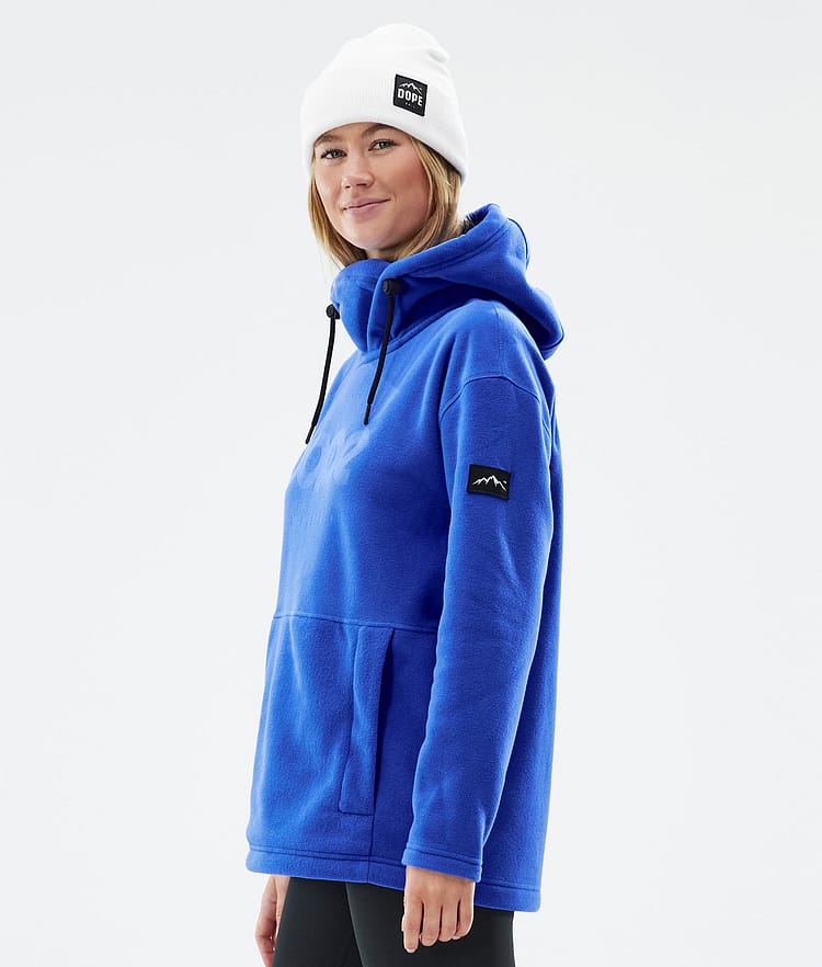 Dope Cozy II W Fleece-hoodie Dame Cobalt Blue, Billede 5 af 7