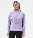 Dope Comfy W Fleece Sweater Women Faded Violet