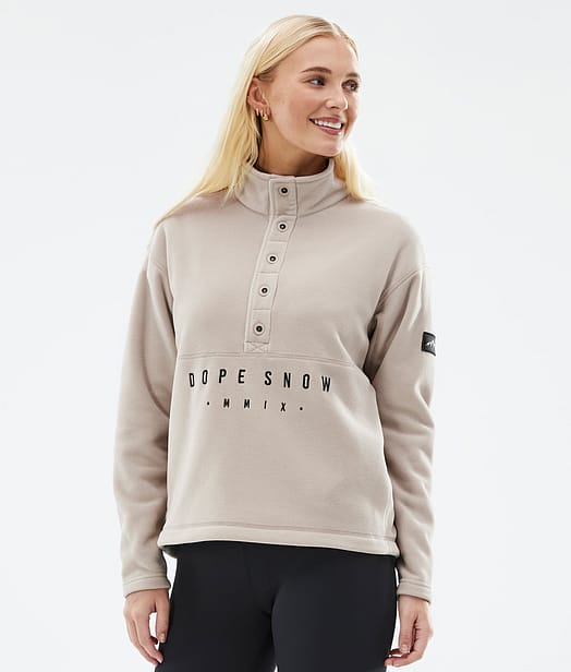 Dope Comfy W Fleece Sweater Women Sand