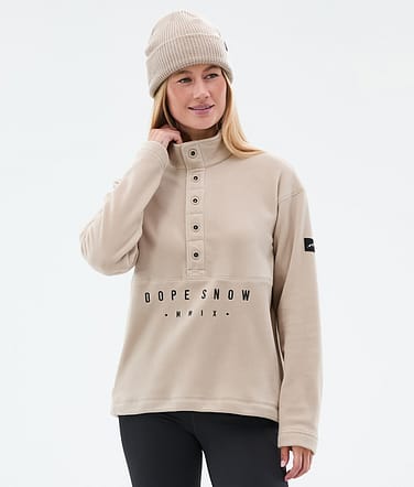 Dope Comfy W Fleece Sweater Women Sand