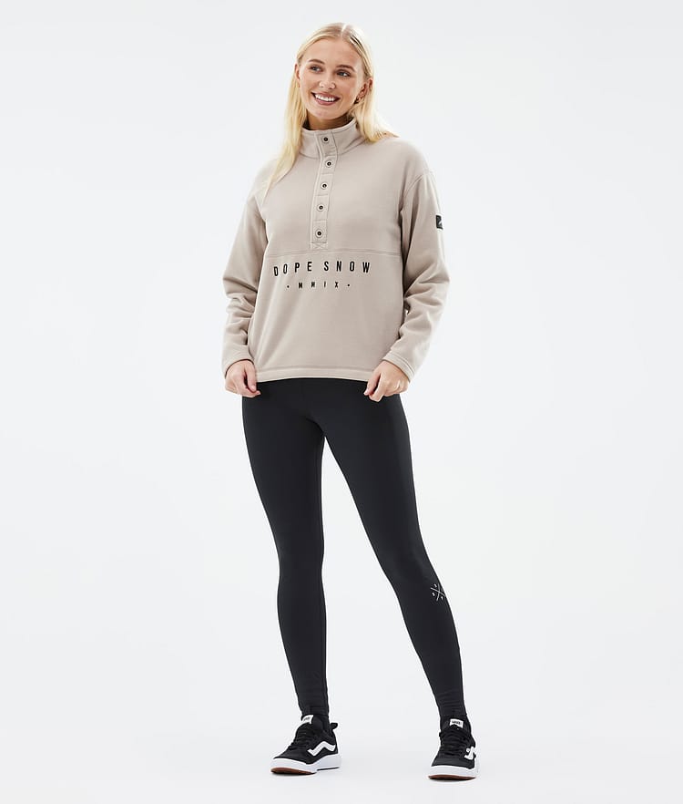 Dope Comfy W Fleecetrøje Dame Sand, Billede 3 af 6