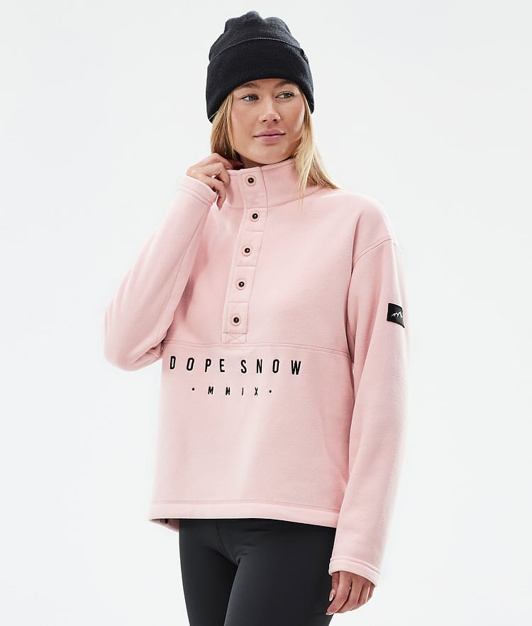 Dope Comfy W Fleece Sweater Women Soft Pink