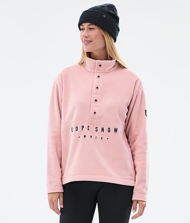 Dope Comfy W Fleece Sweater Women Soft Pink