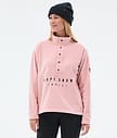 Dope Comfy W Fleece Trui Dames Soft Pink