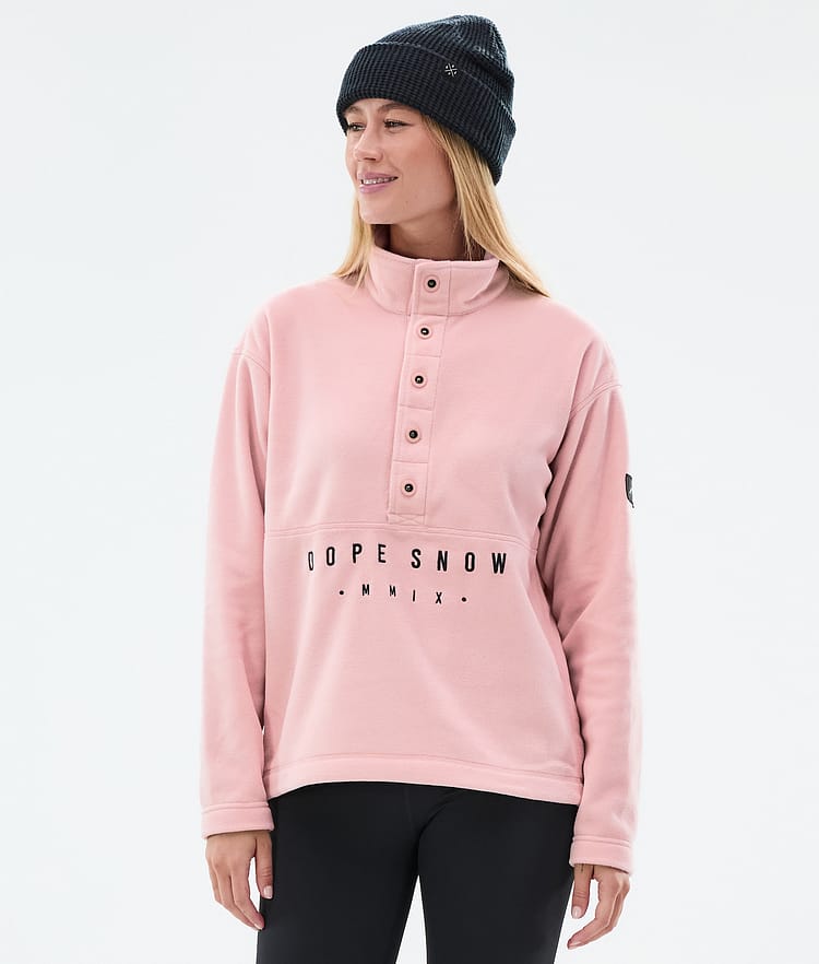 Dope Comfy W Fleece Trui Dames Soft Pink Renewed, Afbeelding 1 van 6