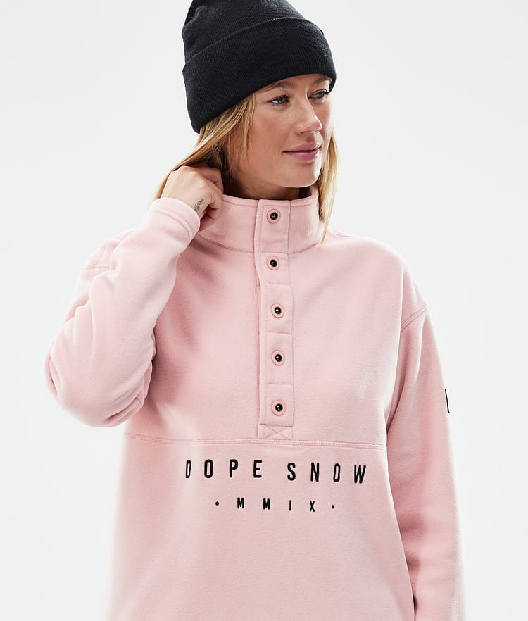 Dope Comfy W Fleece Sweater Women Soft Pink