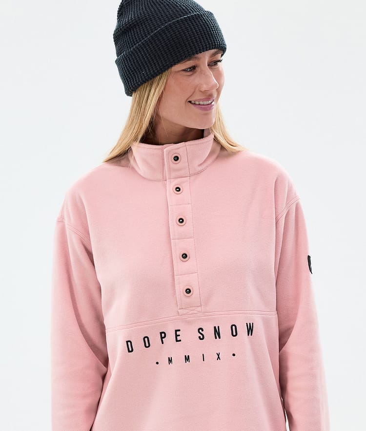 Dope Comfy W Fleece Trui Dames Soft Pink Renewed, Afbeelding 2 van 6