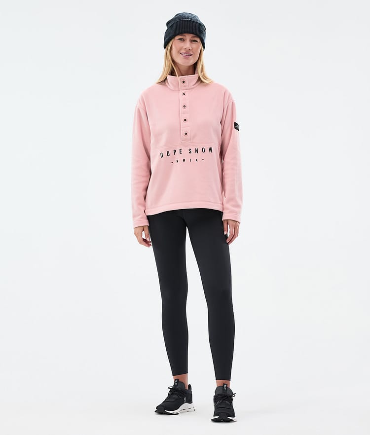 Dope Comfy W Fleece Trui Dames Soft Pink Renewed, Afbeelding 3 van 6