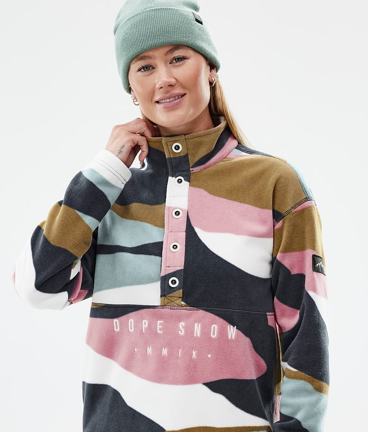 Dope Comfy W Sweat Polaire Femme Shards Gold Muted Pink, Image 2 of 6