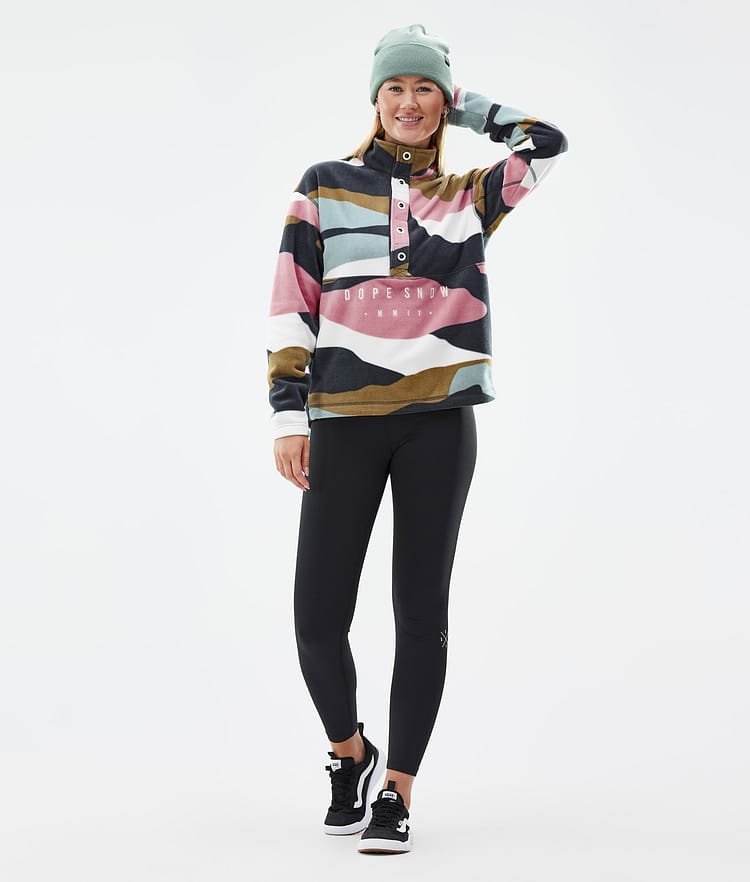 Dope Comfy W Sweat Polaire Femme Shards Gold Muted Pink, Image 3 of 6