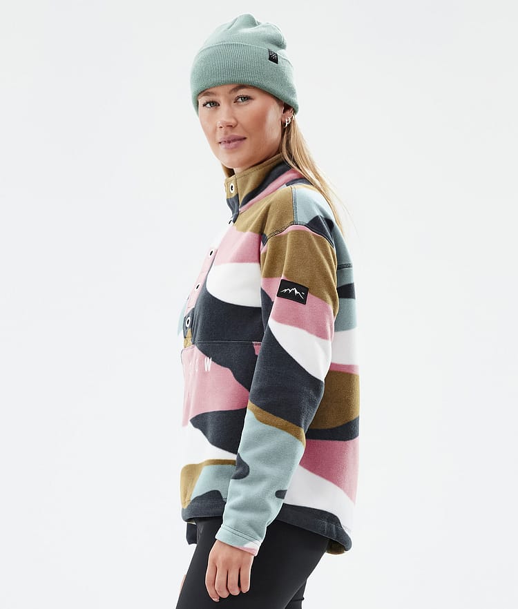 Dope Comfy W Sweat Polaire Femme Shards Gold Muted Pink, Image 5 of 6