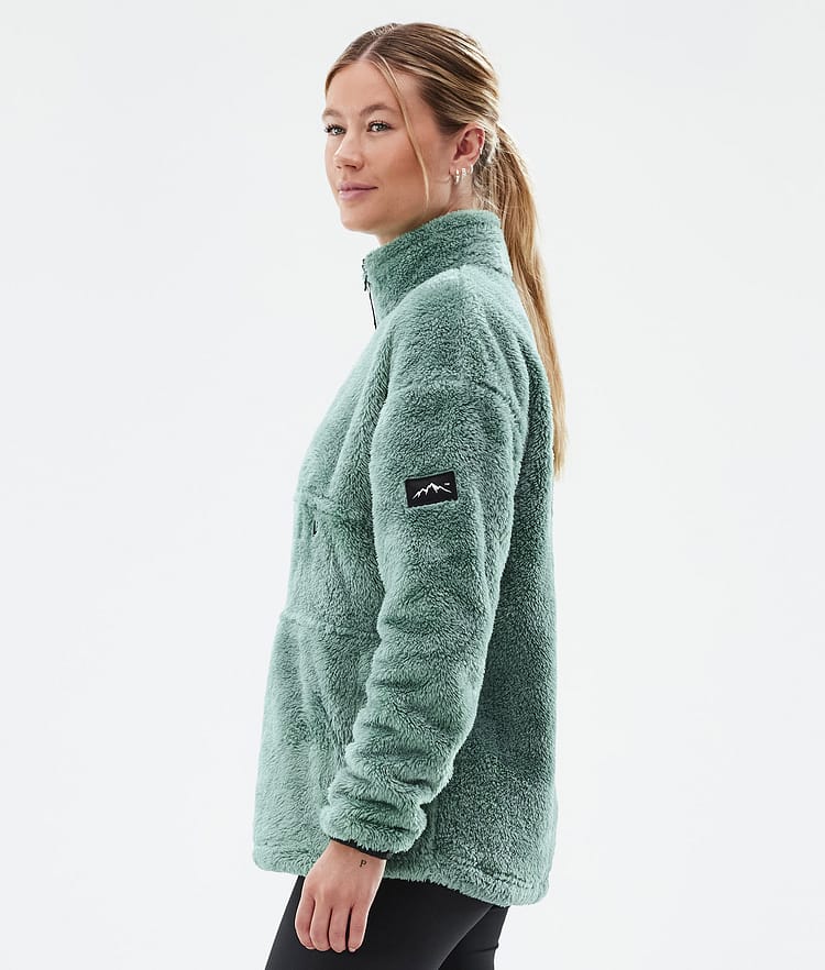 Dope Pile W Sweat Polaire Femme Faded Green