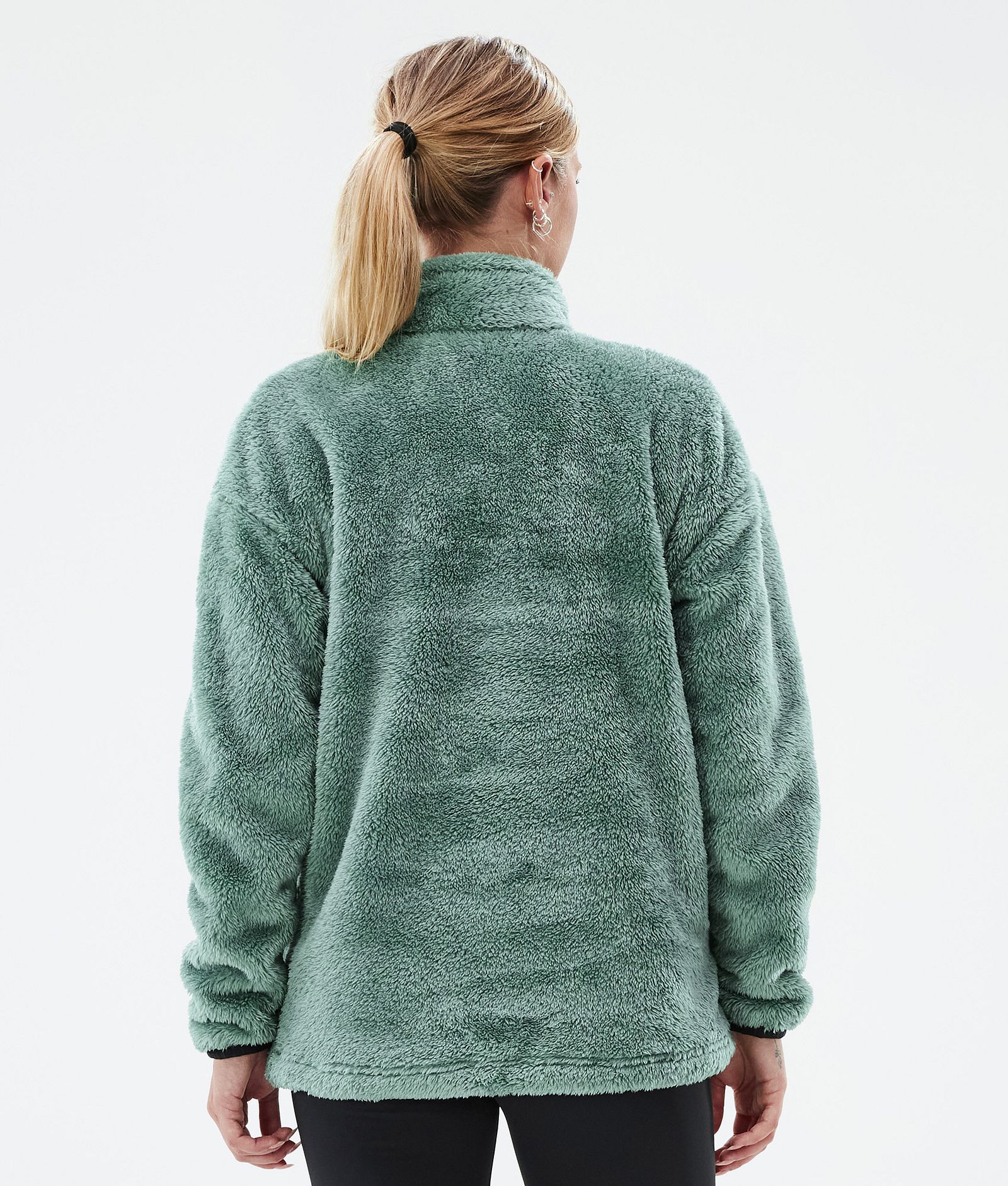 Dope Pile W Fleece Sweater Women Faded Green