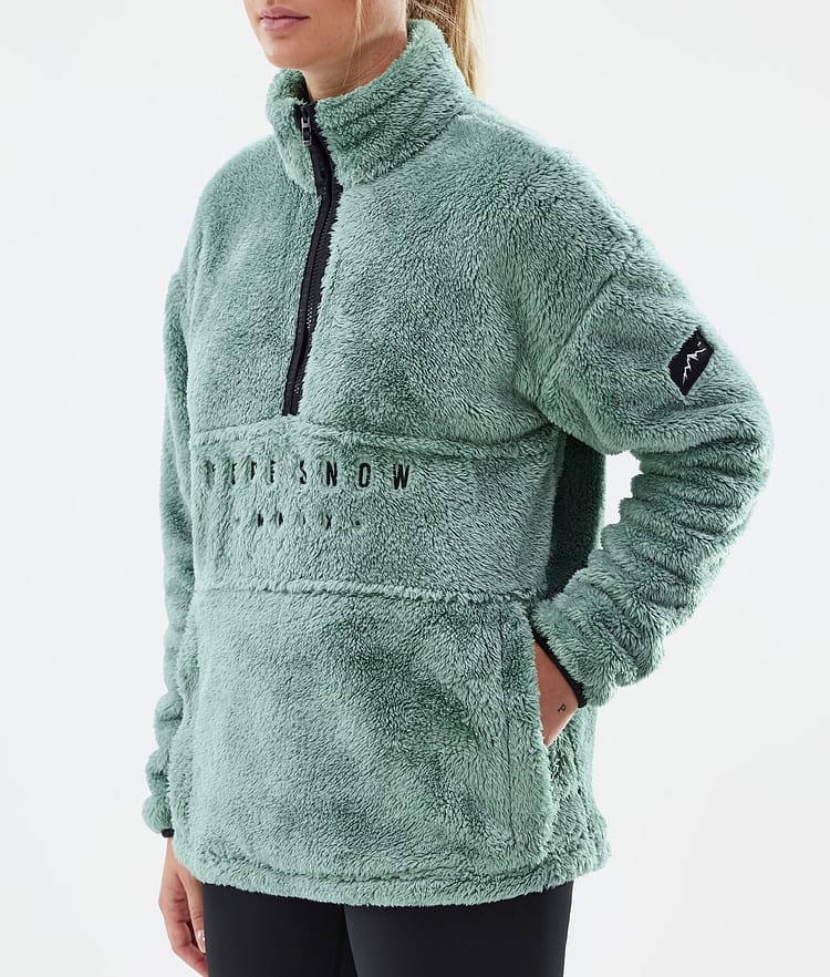 Dope Pile W Fleecepullover Damen Faded Green