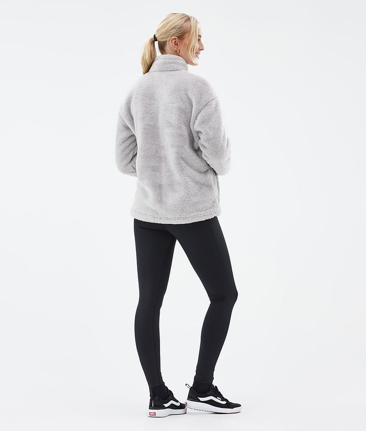 Dope Pile W Fleece Trui Dames Light Grey, Afbeelding 4 van 7
