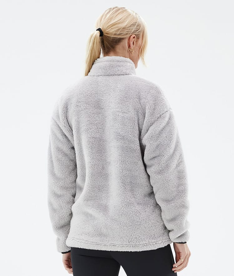 Dope Pile W Fleece Sweater Women Light Grey Renewed