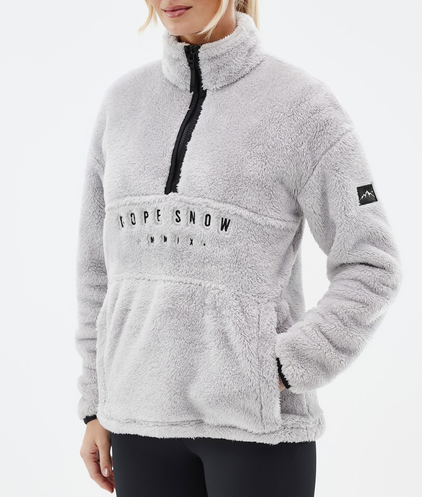 Dope Pile W Fleece Sweater Women Light Grey