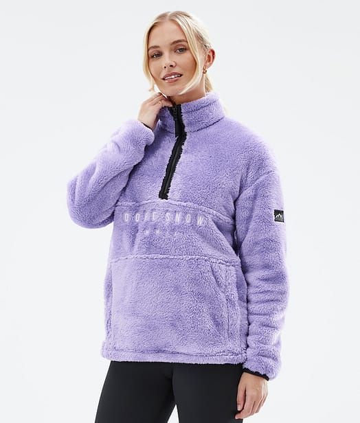 Dope Pile W Sweat Polaire Femme Faded Violet