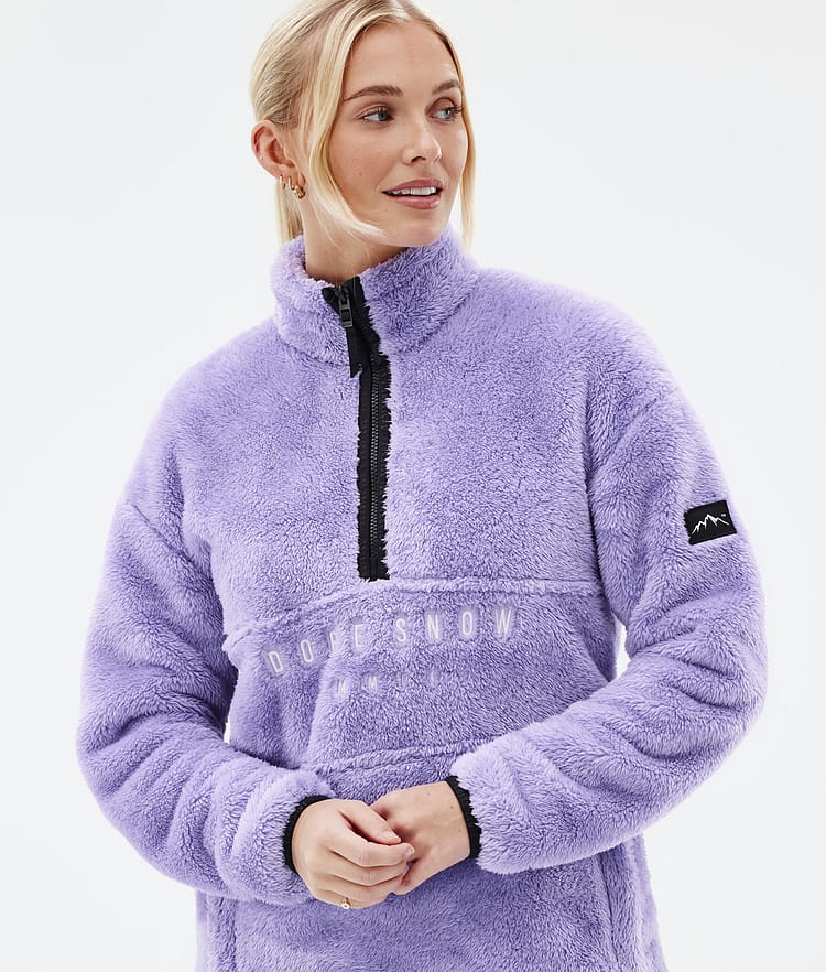 Dope Pile W Sweat Polaire Femme Faded Violet