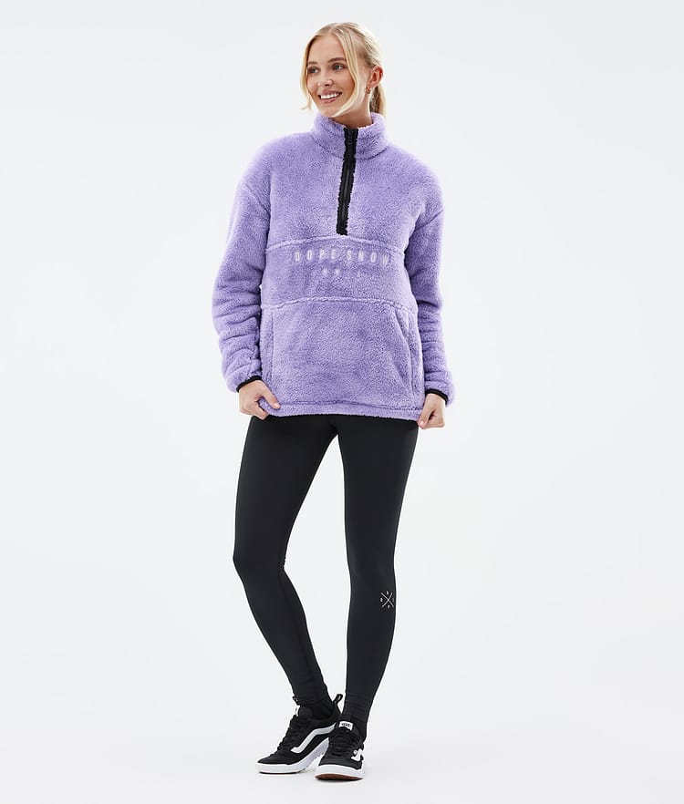 Dope Pile W Fleece Trui Dames Faded Violet, Afbeelding 3 van 7