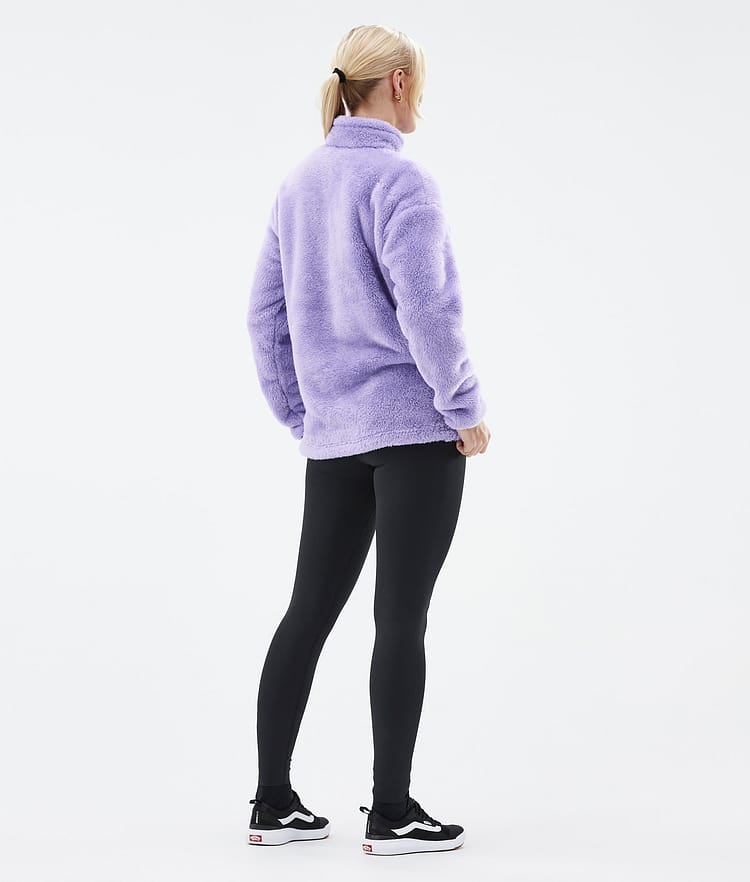 Dope Pile W Fleece Sweater Women Faded Violet