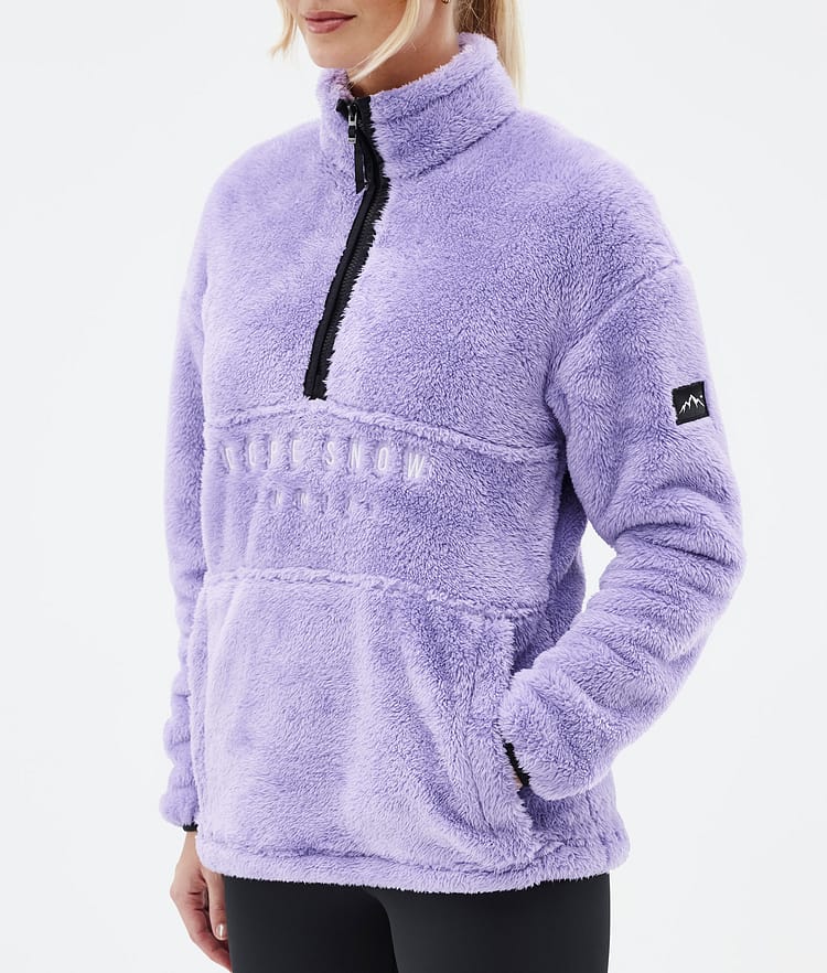 Dope Pile W Fleece Sweater Women Faded Violet