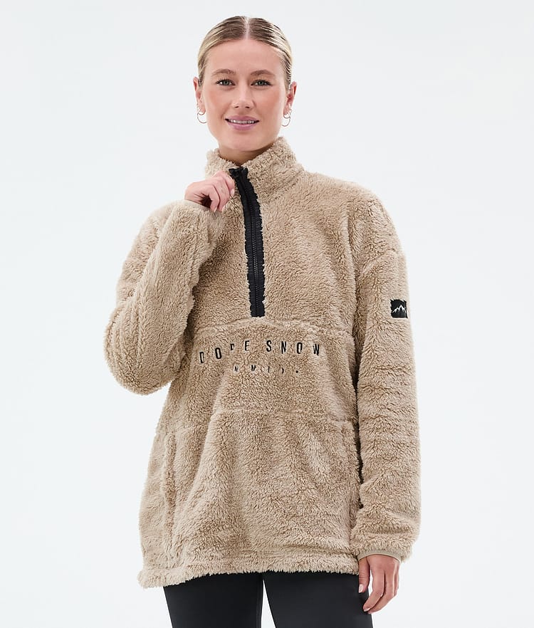 Dope Pile W Fleece Trui Dames Sand Renewed, Afbeelding 1 van 7