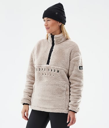 Dope Pile W Fleece Sweater Women Sand Renewed